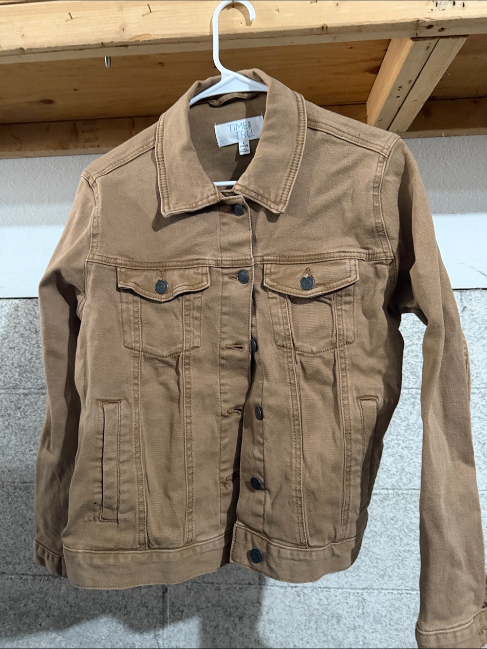 Women's Tan Denim Jacket